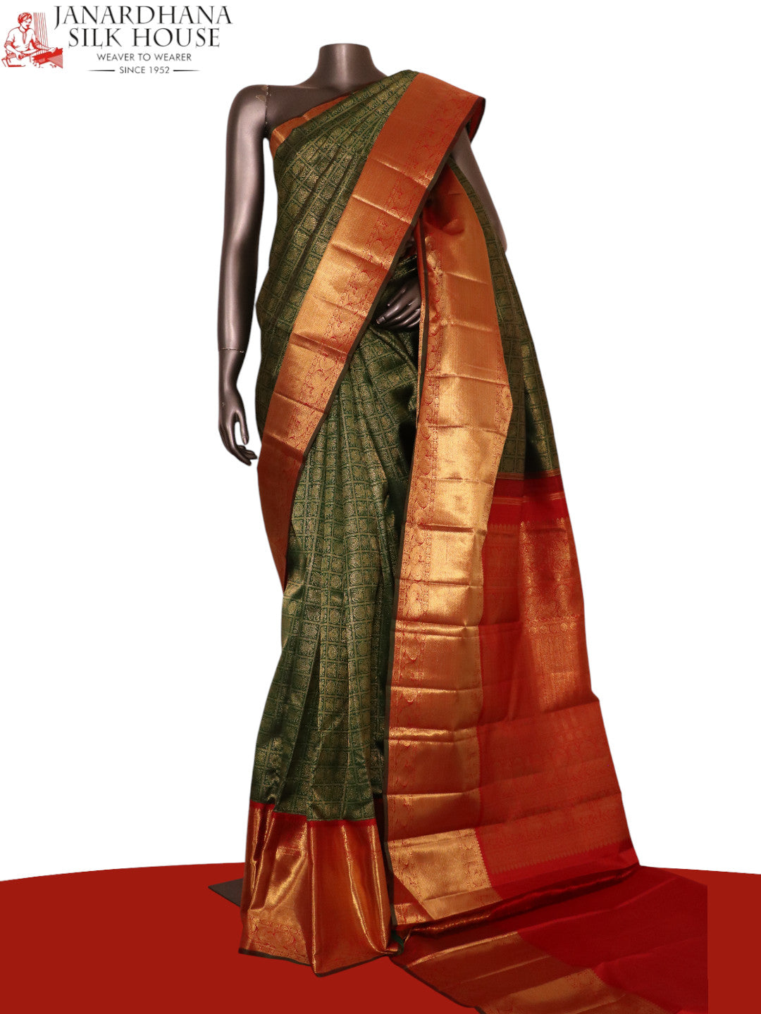 Pure Bridal Wedding Kanjeevaram Silk Saree AL200184