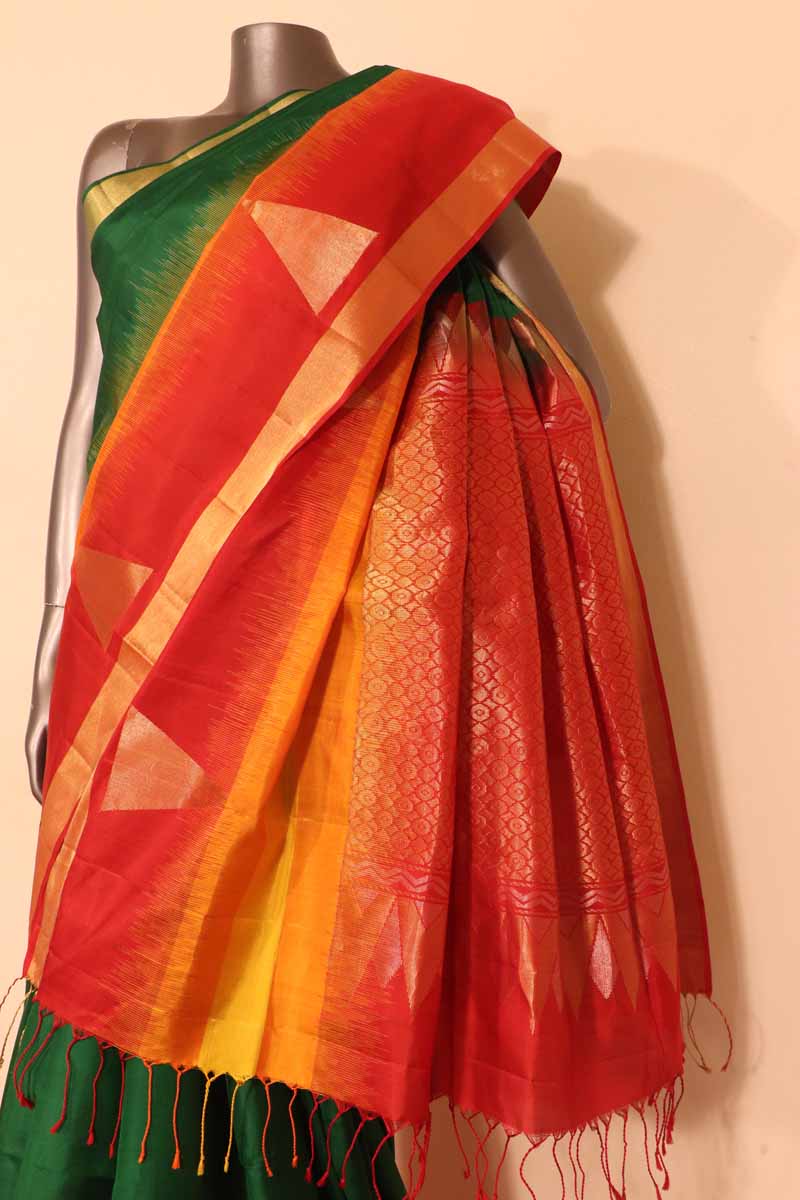 Exclusive Handloom Pure Soft Silk Saree AG207155