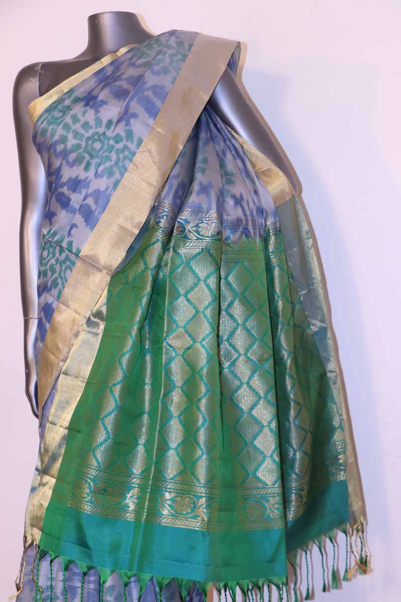 Handloom Pure Ikat Soft Silk Saree AI203726
