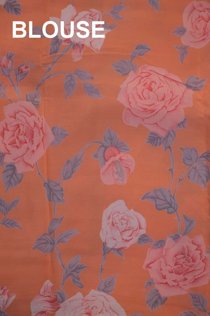 Designer &amp; Exclusive Floral Prints Pure Silk Chiffon AF212536