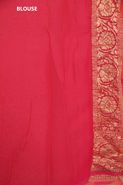 Wedding Exclusive Banarasi Georgette Silk Saree AJ202463