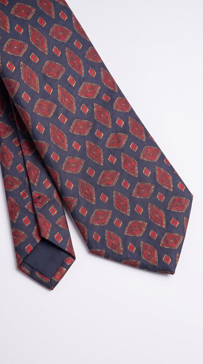 Silk Ties AM202139 - Diagonal Close-Up Detail View