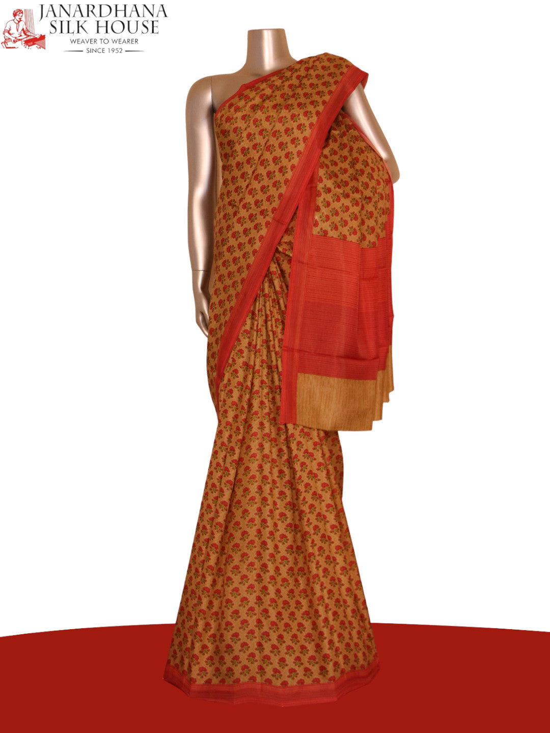 Floral Exclusive Printed Silk Saree AJ205458