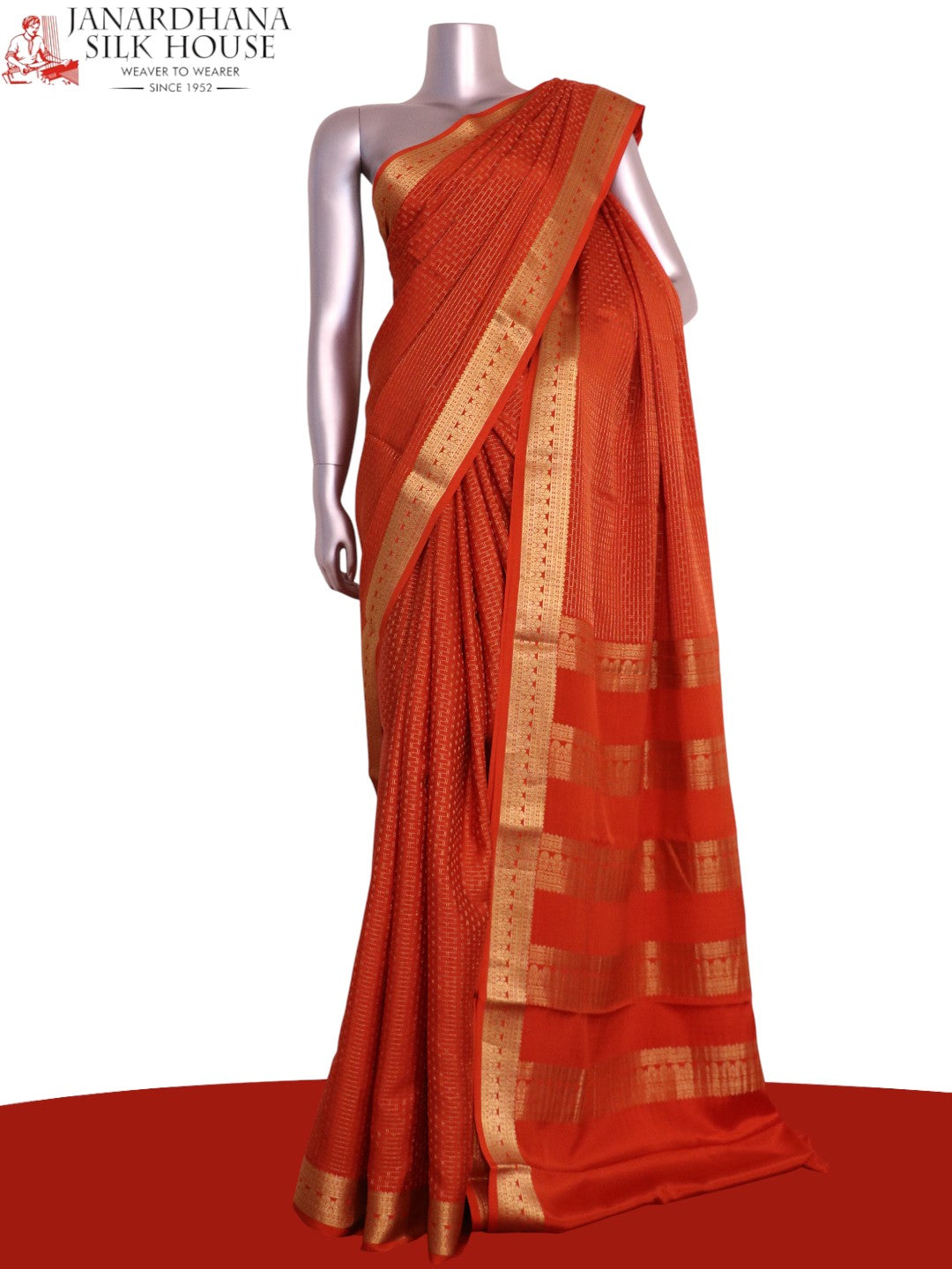 Pure Mysore Crepe Silk Saree AL212792