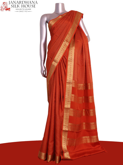 Pure Mysore Crepe Silk Saree AL212792