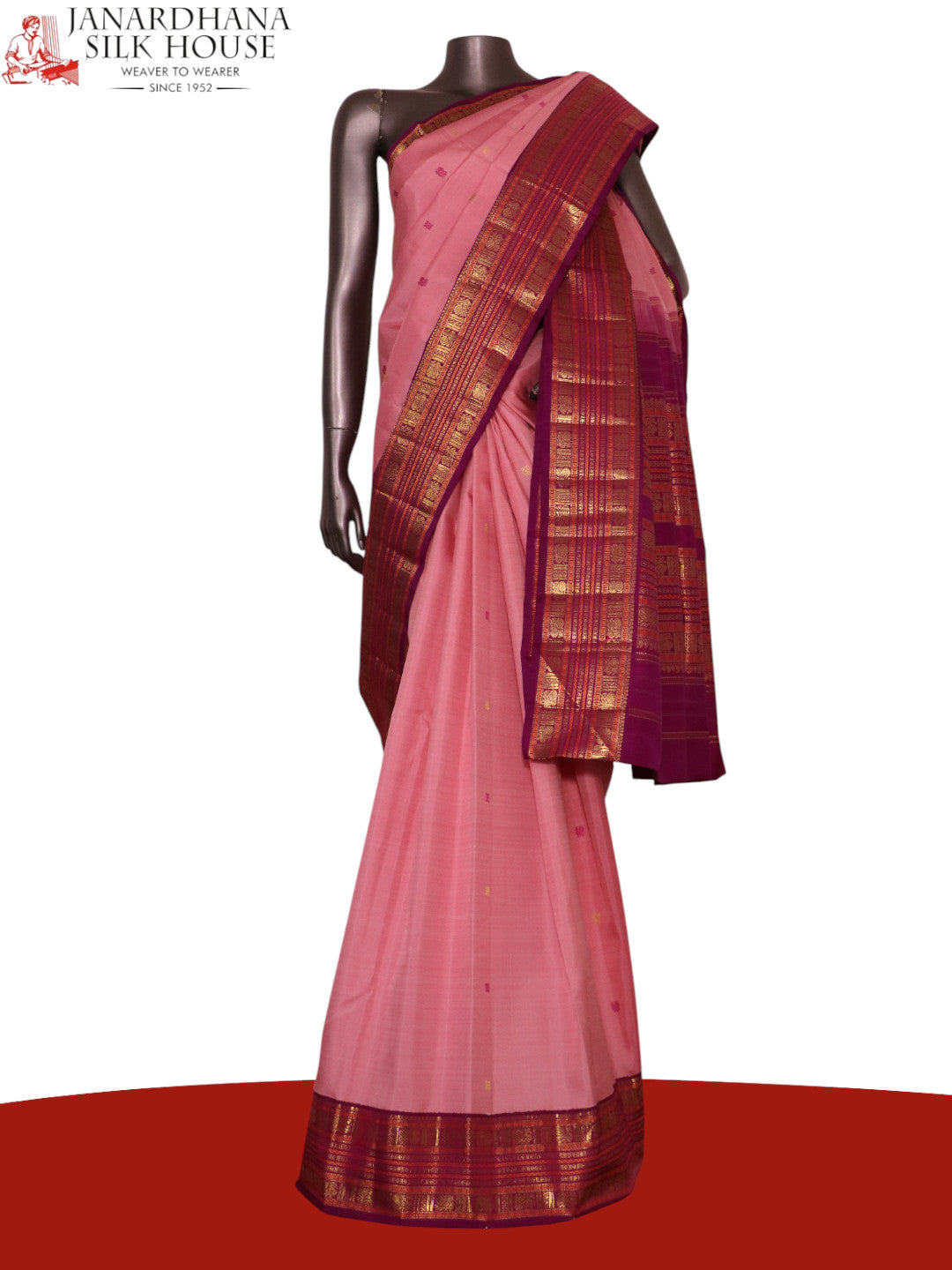 Pure Handloom Kanjeevaram Silk Saree AL202802