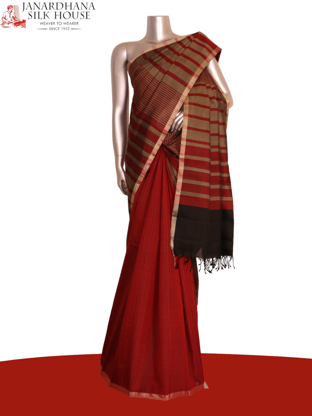 Designer Handloom Soft Silk Saree AK200690