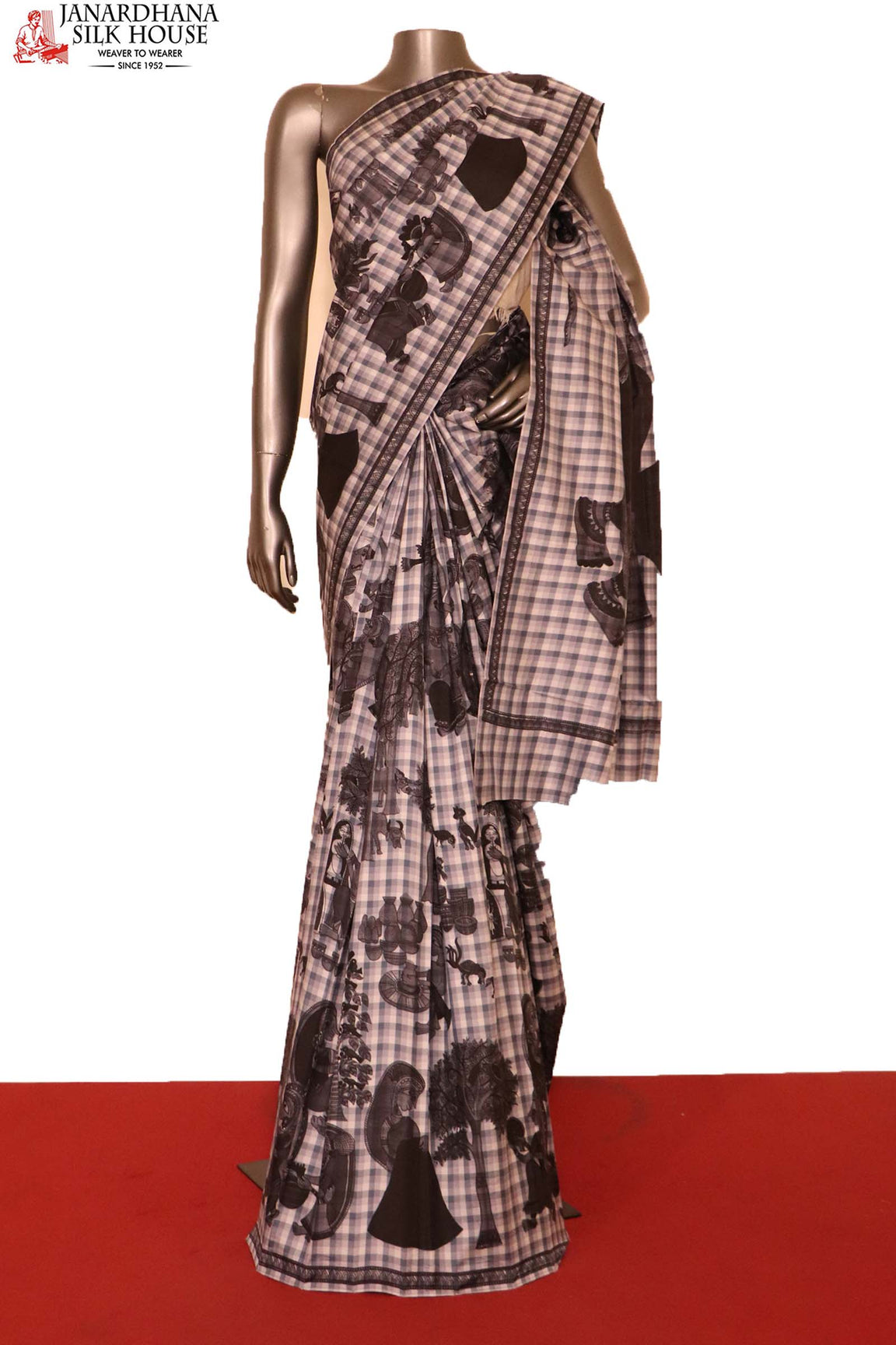 Exclusive Pure Printed Silk Saree AH205069