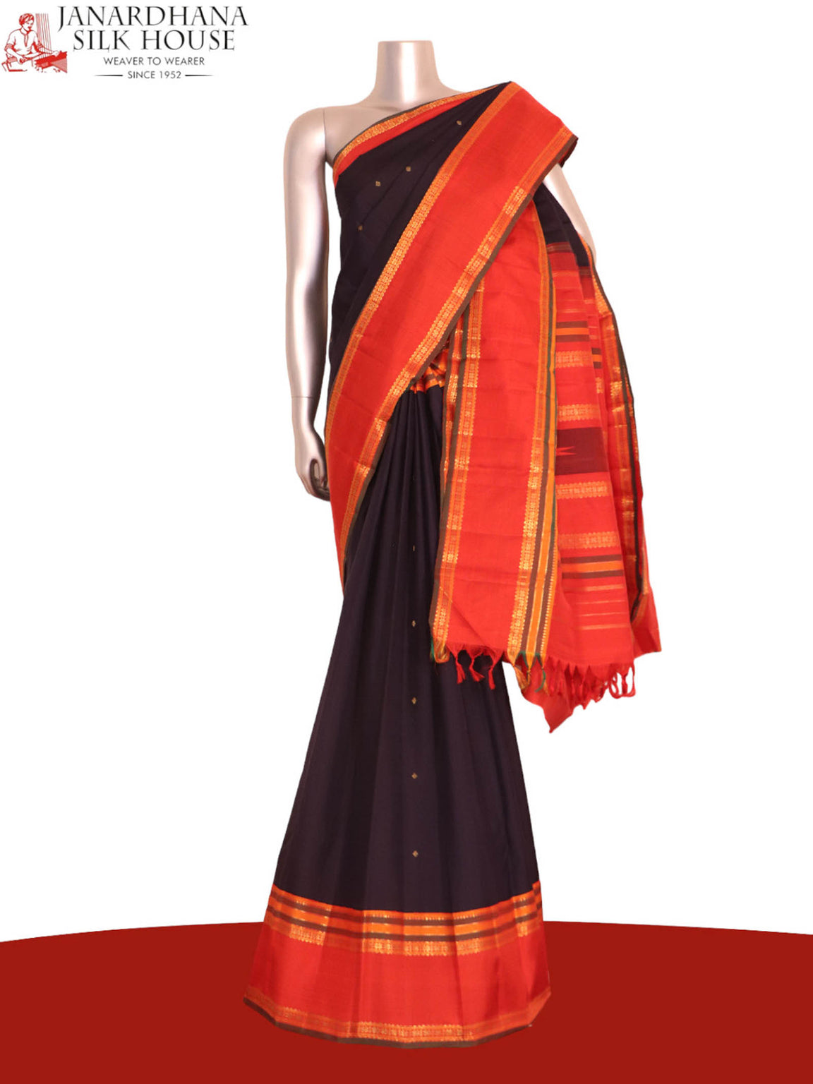 Pure Handloom Wedding Kanjeevaram Silk Saree AK201854