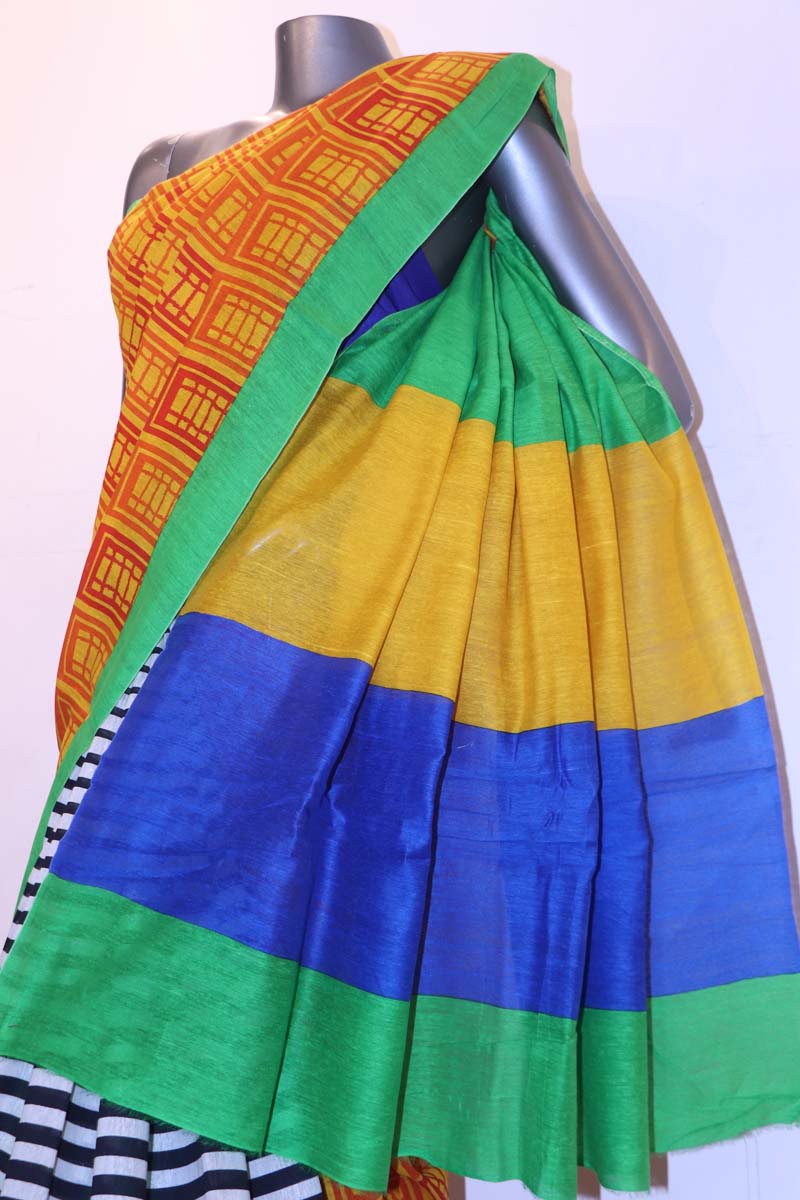 SSJG03478-Party Wear Pure Linen Saree SSJG03478