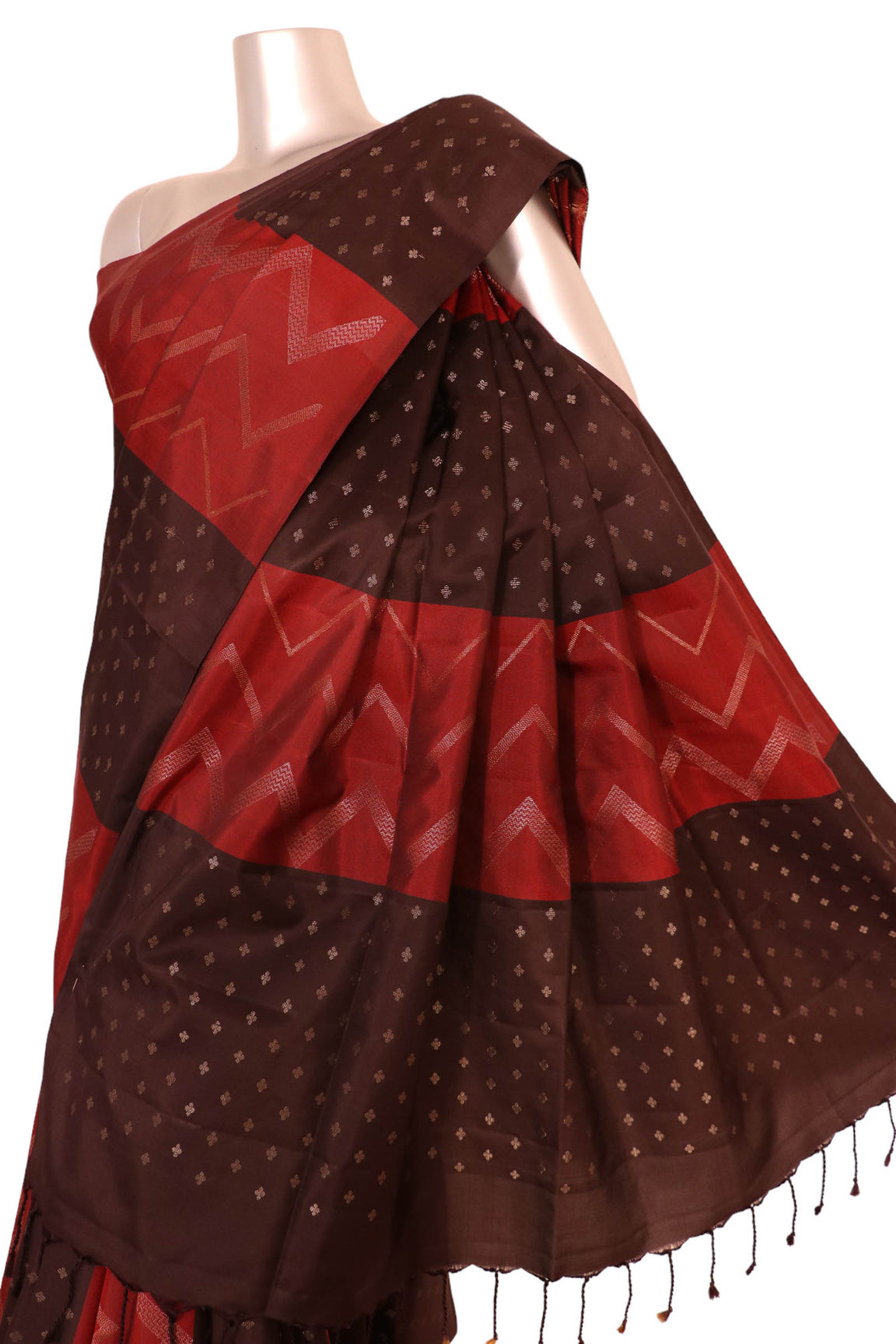 Exclusive Handloom Thread Weave Soft Silk Saree AK200587