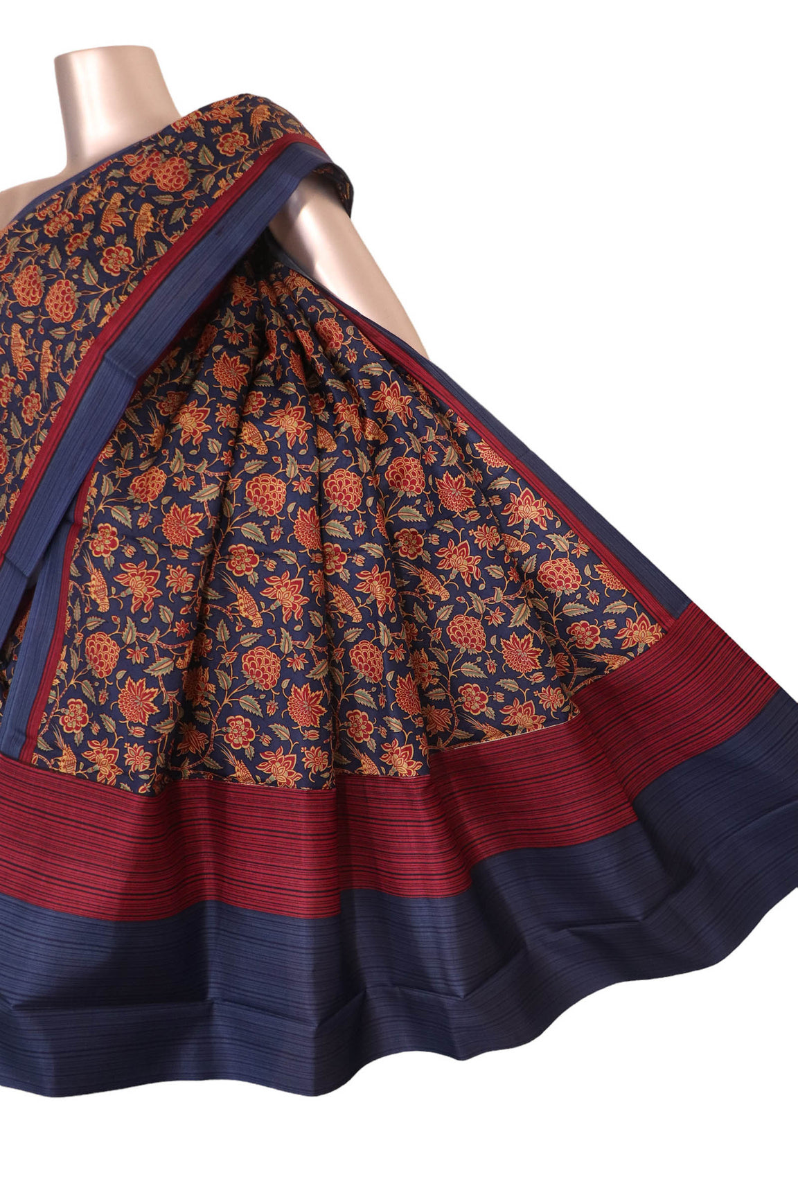 Floral Exclusive Printed Silk Saree AK202343