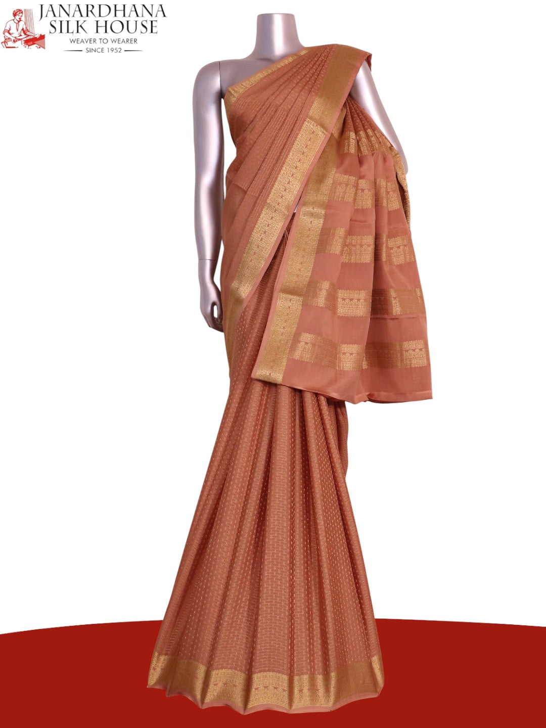 Pure Mysore Crepe Silk Saree AL212791