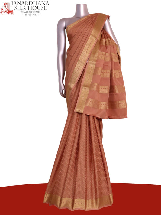Pure Mysore Crepe Silk Saree AL212791