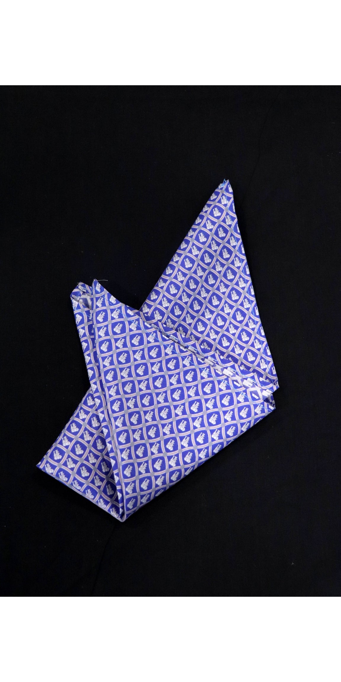Exclusive Printed Pure Silk Pocket Square AE202771