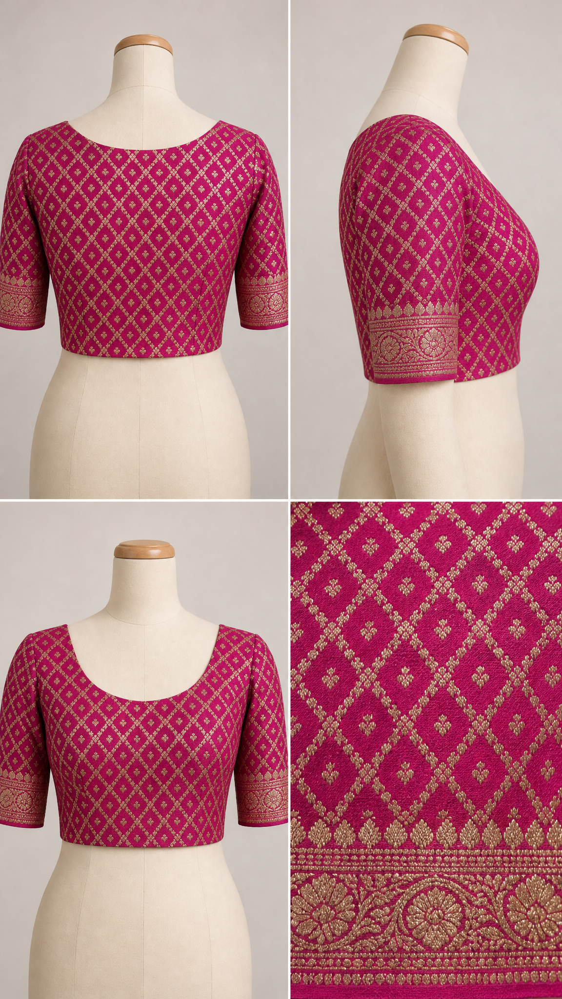 am201007 - blouse grid