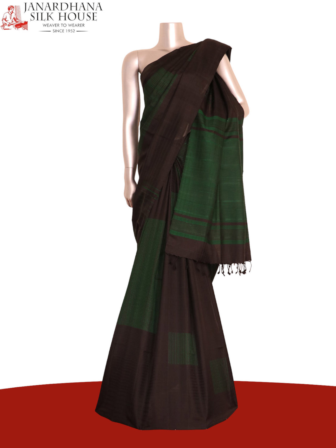 Exclusive Handloom Thread Weave Soft Silk Saree AK200620