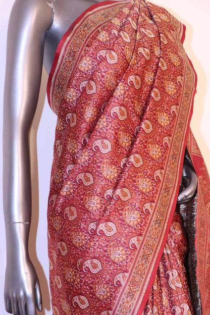 Exclusive Jamawar Tanchoi Silk Saree AH210741