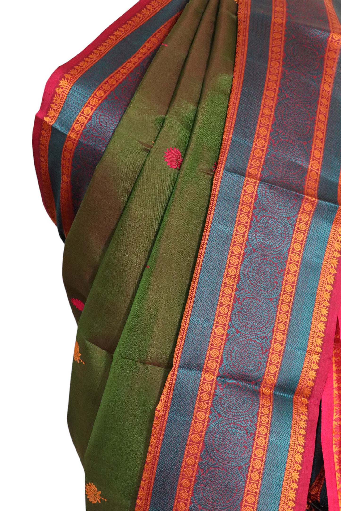pure handloom kanjeevaram silk saree ak211609