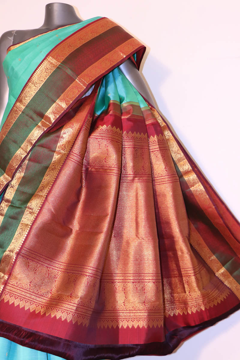 Traditional Kanchipuram Silk Saree AI213322