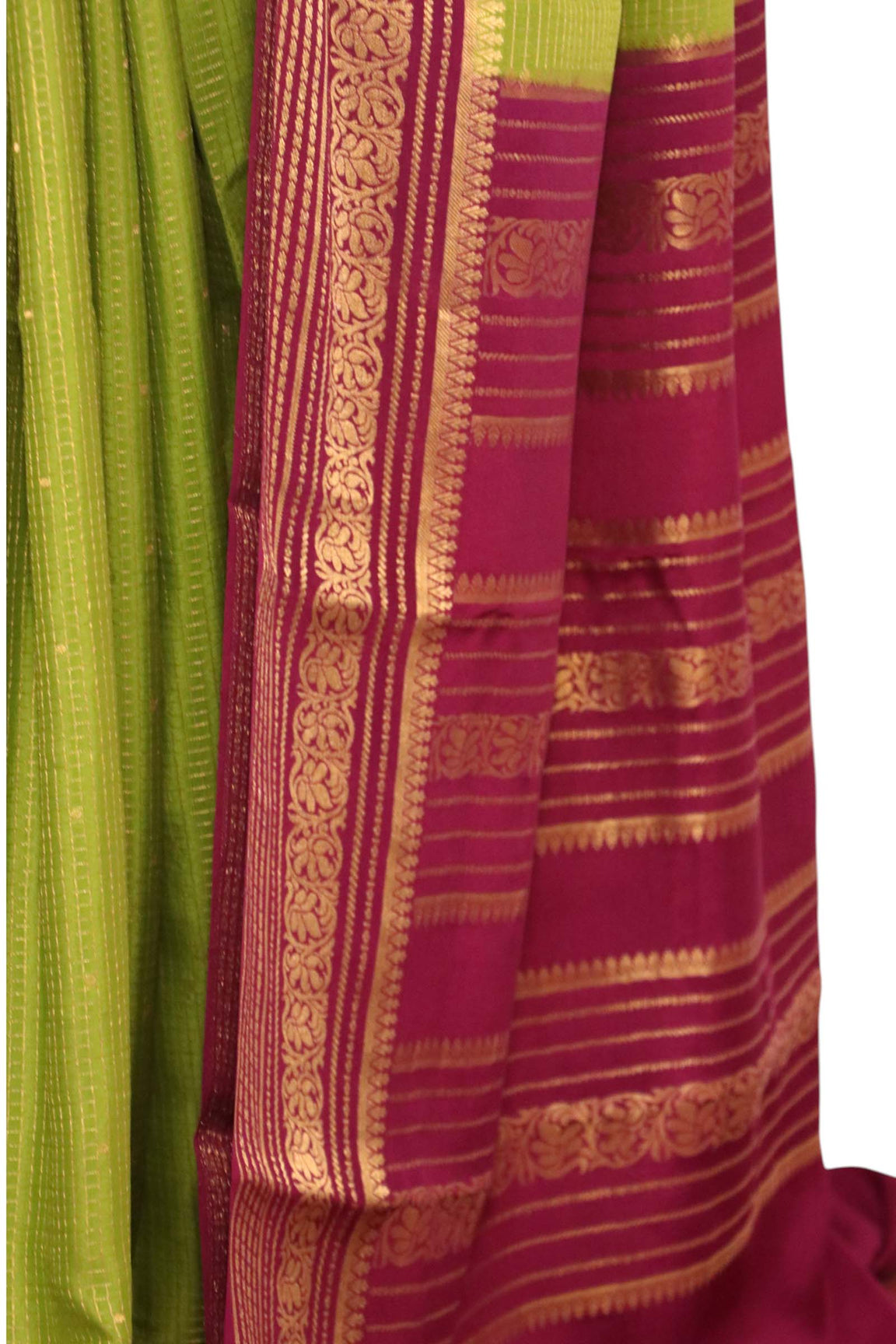Pure Mysore Crepe Silk Saree AL211360