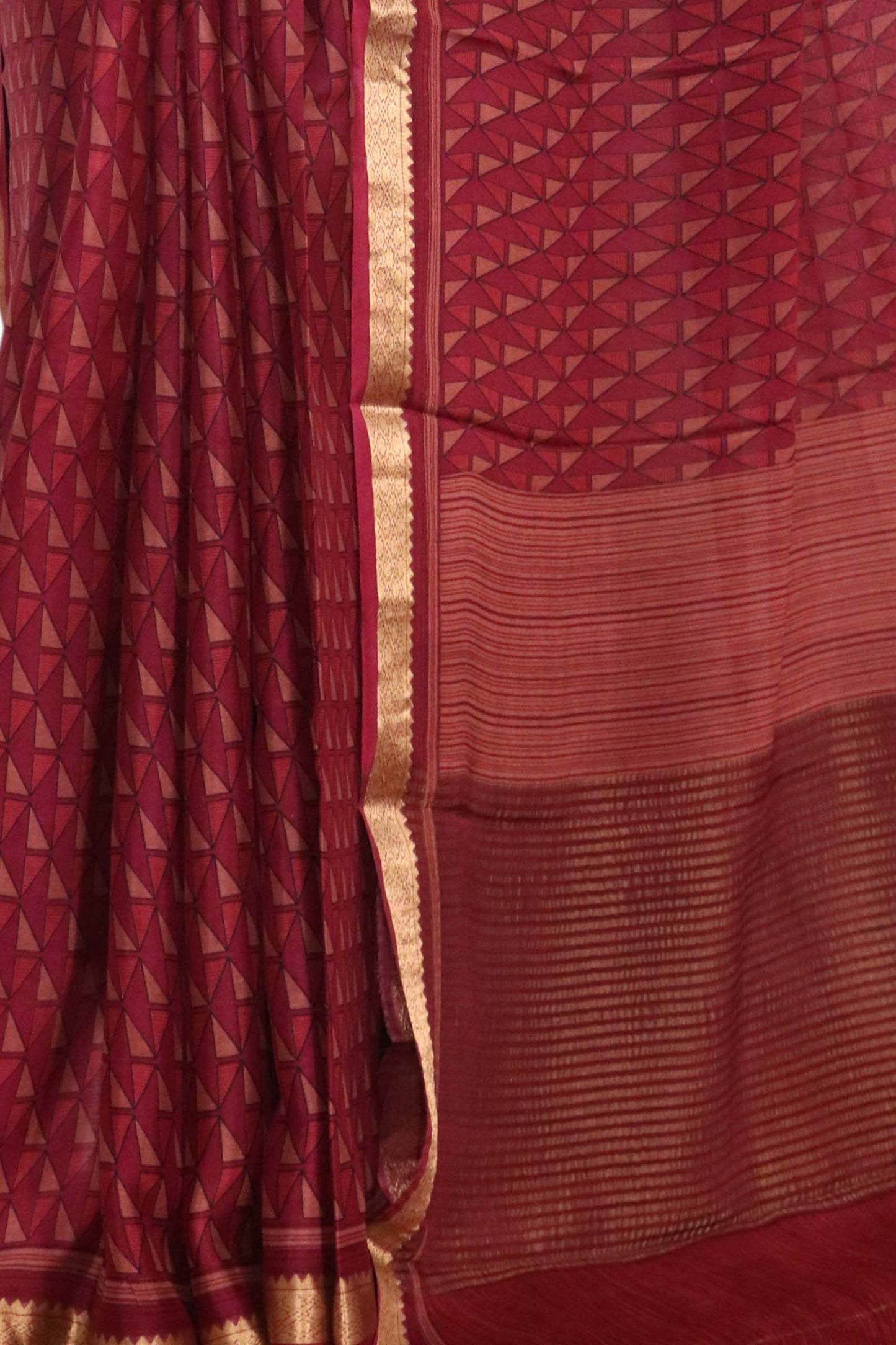 pure floral zari crepe silk saree al206160