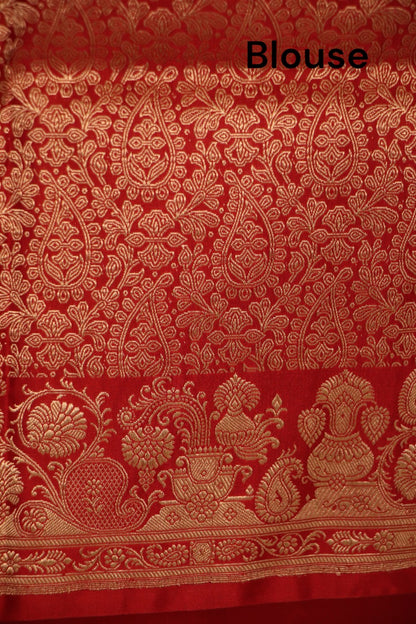 Exquisite Designer Wedding Banarasi Silk Saree AJ206383