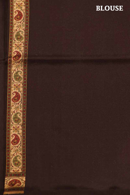 Exclusive Jamawar Tanchoi Silk Saree AH210742