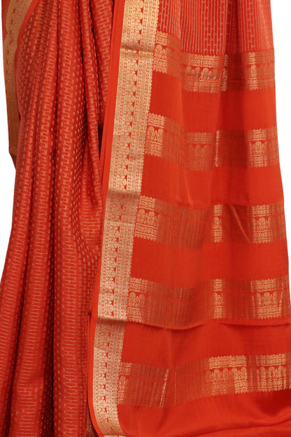 Pure Mysore Crepe Silk Saree AL212792