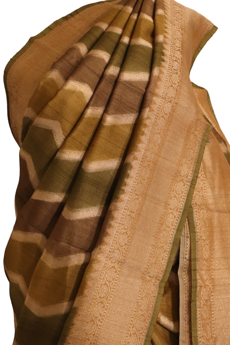 Exclusive Handloom Tussar Silk Saree AJ202608