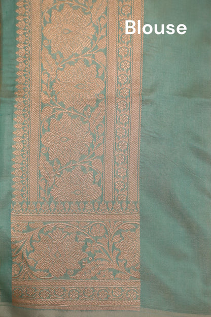 Grand Floral Wedding Banarasi Silk Saree AJ209232