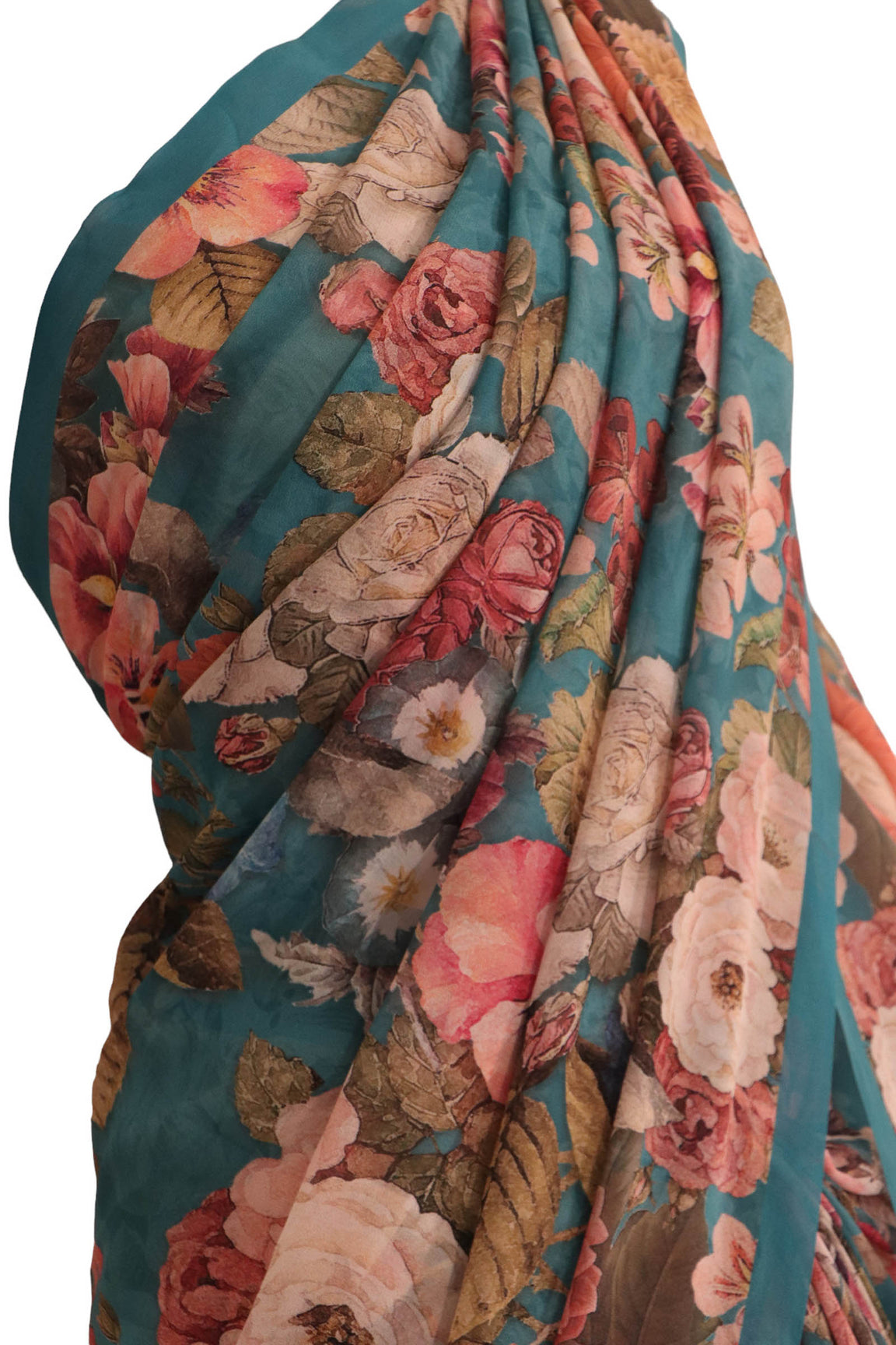 Designer Exclusive Floral Pure Georgette Silk Saree AK201998