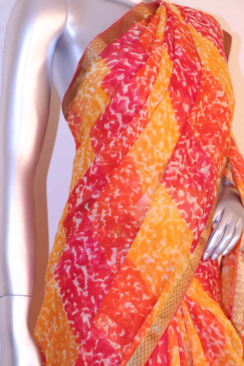 Exclusive Shaded Pure Silk Chiffon AH210076