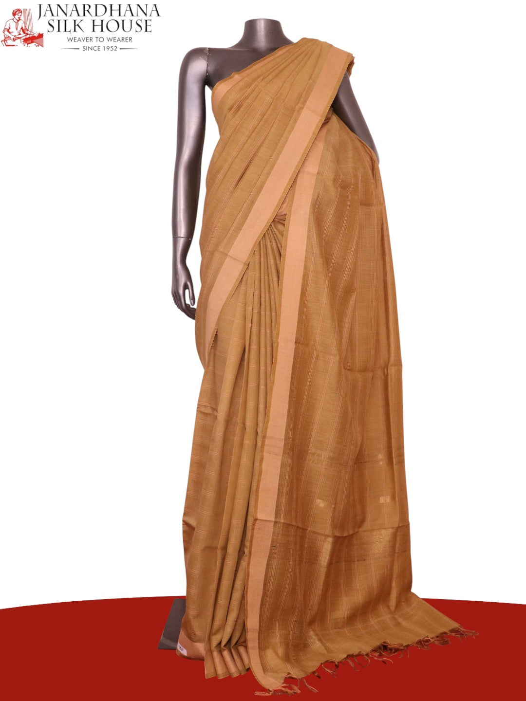 Handloom Pure Tussar Silk Saree AL200403