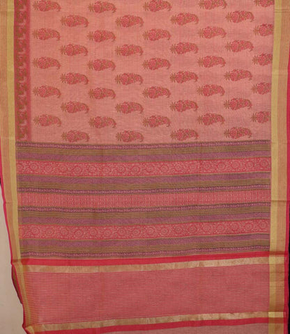 Printed Pure Cotton Saree AI207823