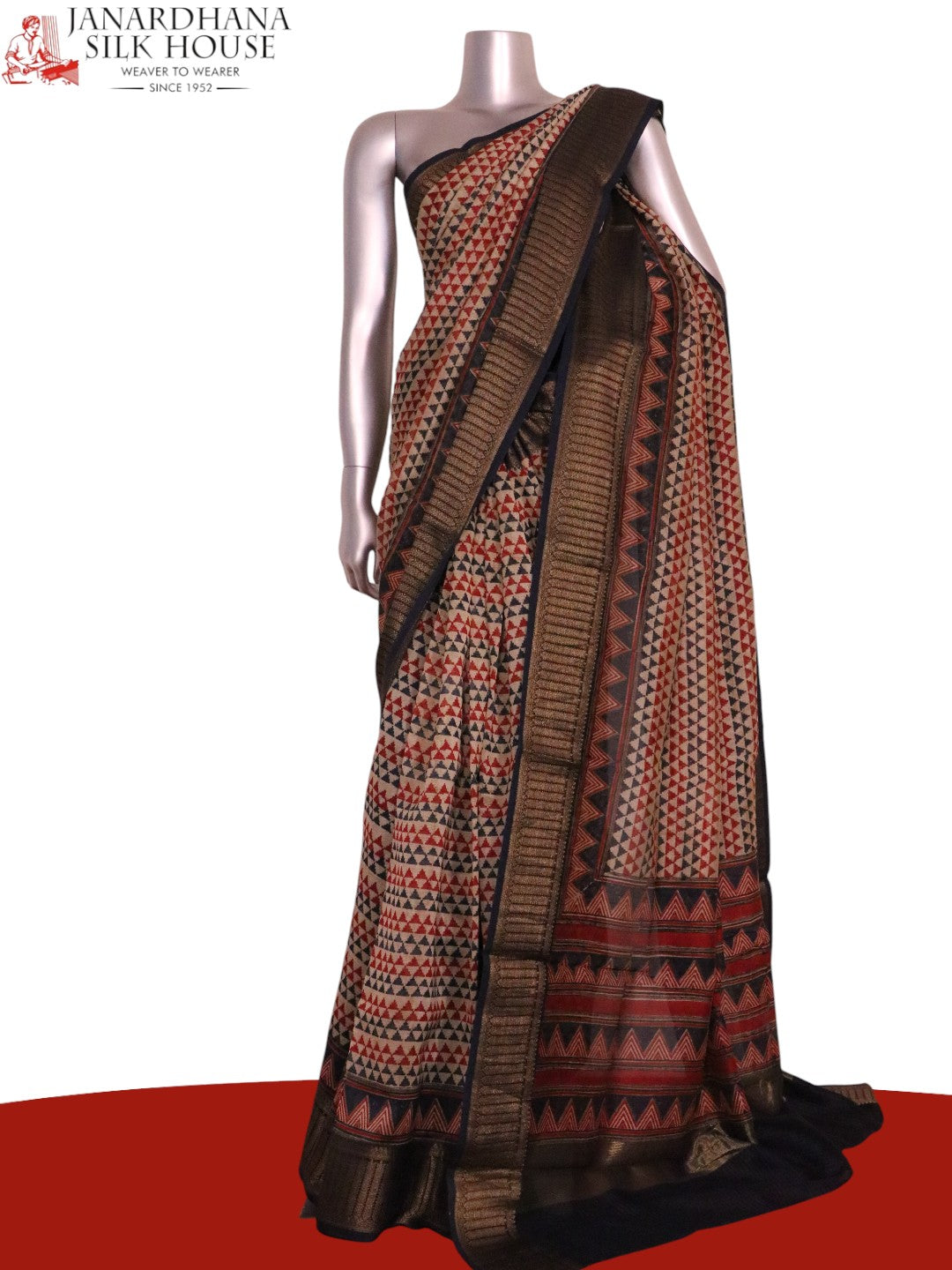 Exclusive Pure Chanderi Cotton Saree AL205667
