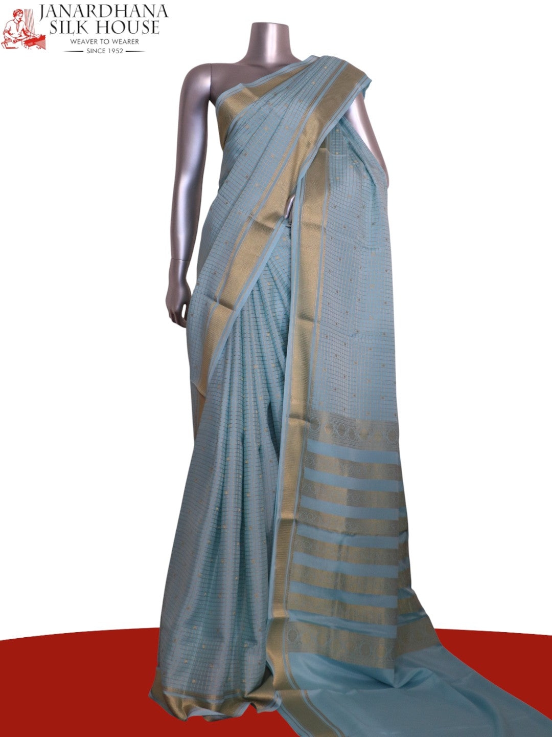 Pure Mysore Crepe Silk Saree AL211376