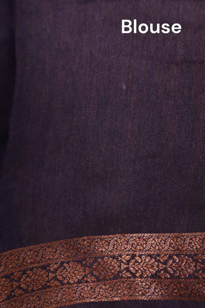 Pure Floral Tussar Silk Saree AK204266