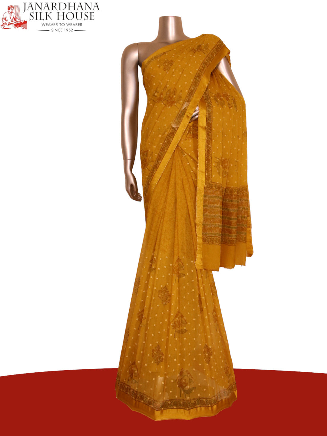 Designer Embroidery Finest Quality Pure Silk Chffion AJ205380