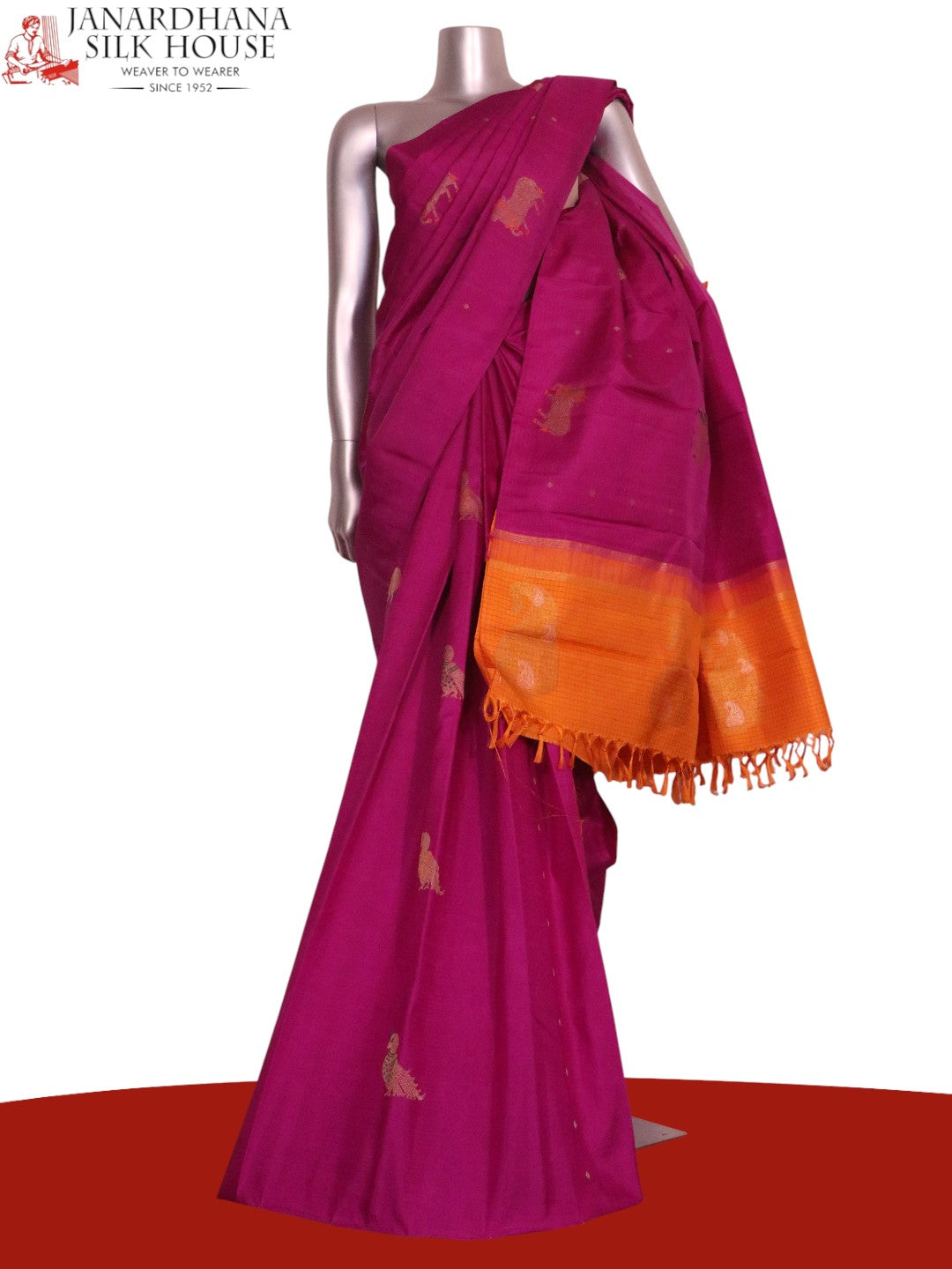 Pure Handloom Kanjeevaram Silk Saree AL211474