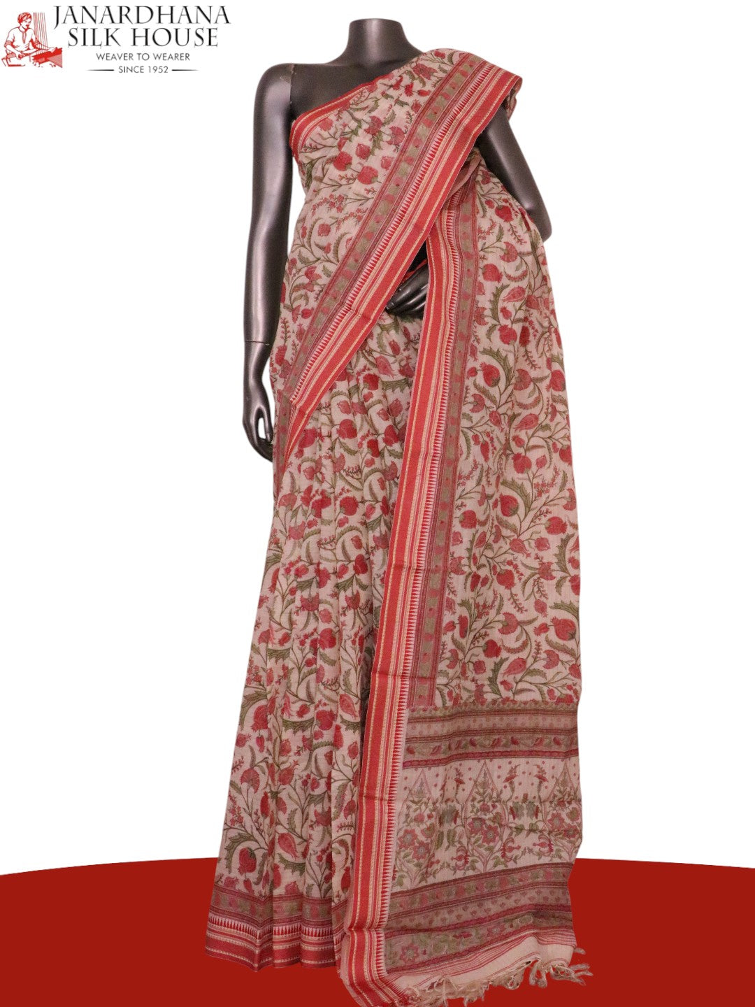 Exclusive Soft Pure Cotton Saree AL205183