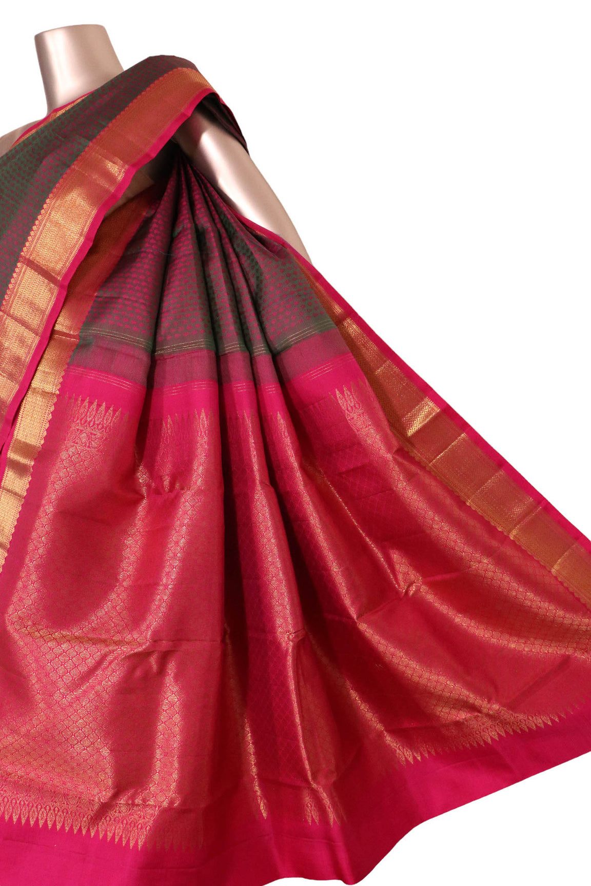 Handloom Wedding Kanjeevaram Silk Saree AJ212213