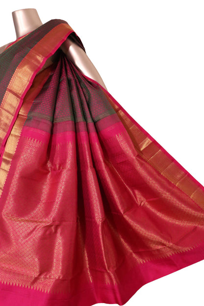 Handloom Wedding Kanjeevaram Silk Saree AJ212213