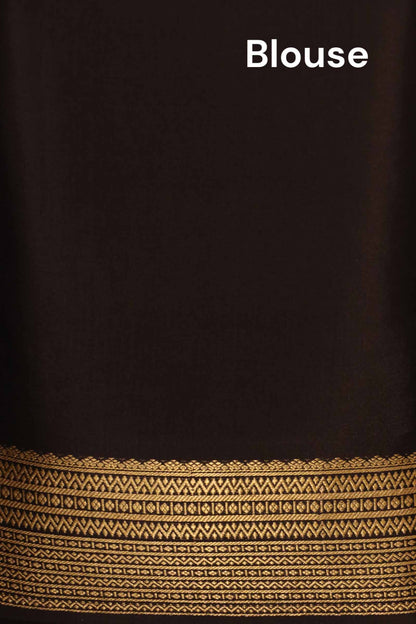 Pure Veldhari Zari Lines Mysore Crepe Silk Saree AK211286