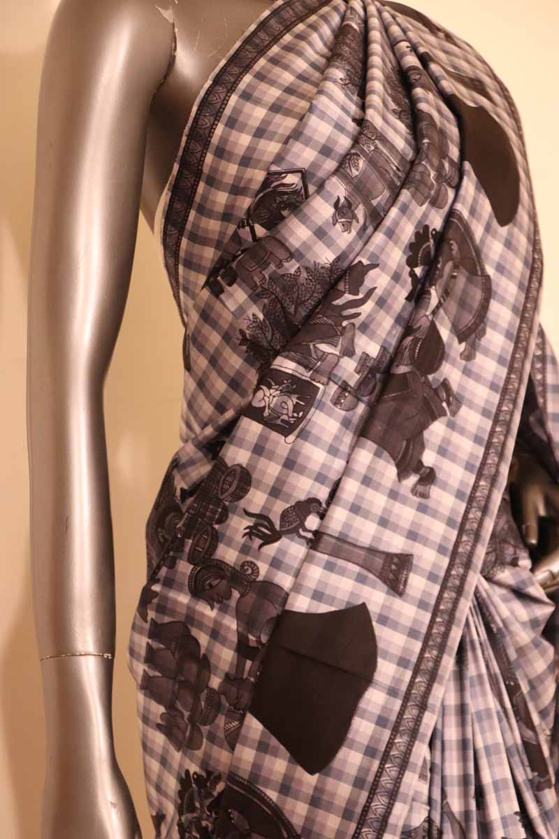 Exclusive Pure Printed Silk Saree AH205069