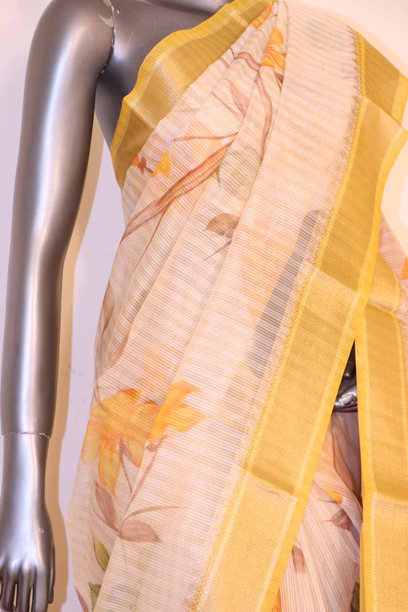 Pure Printed Kota Cotton Saree AI204692