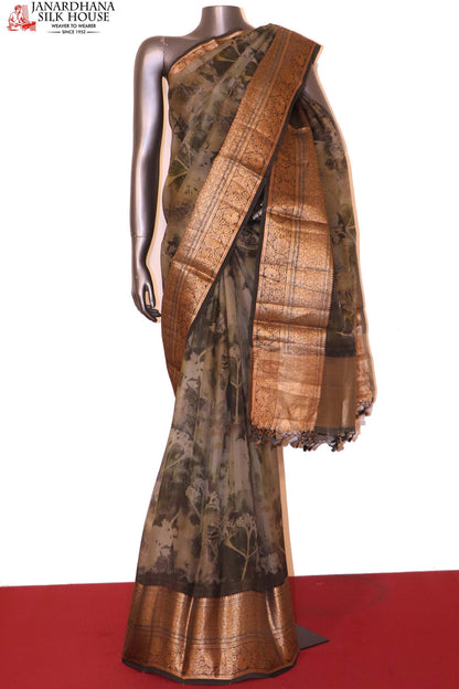 Exclusive Organza Printed Silk Saree AI209891