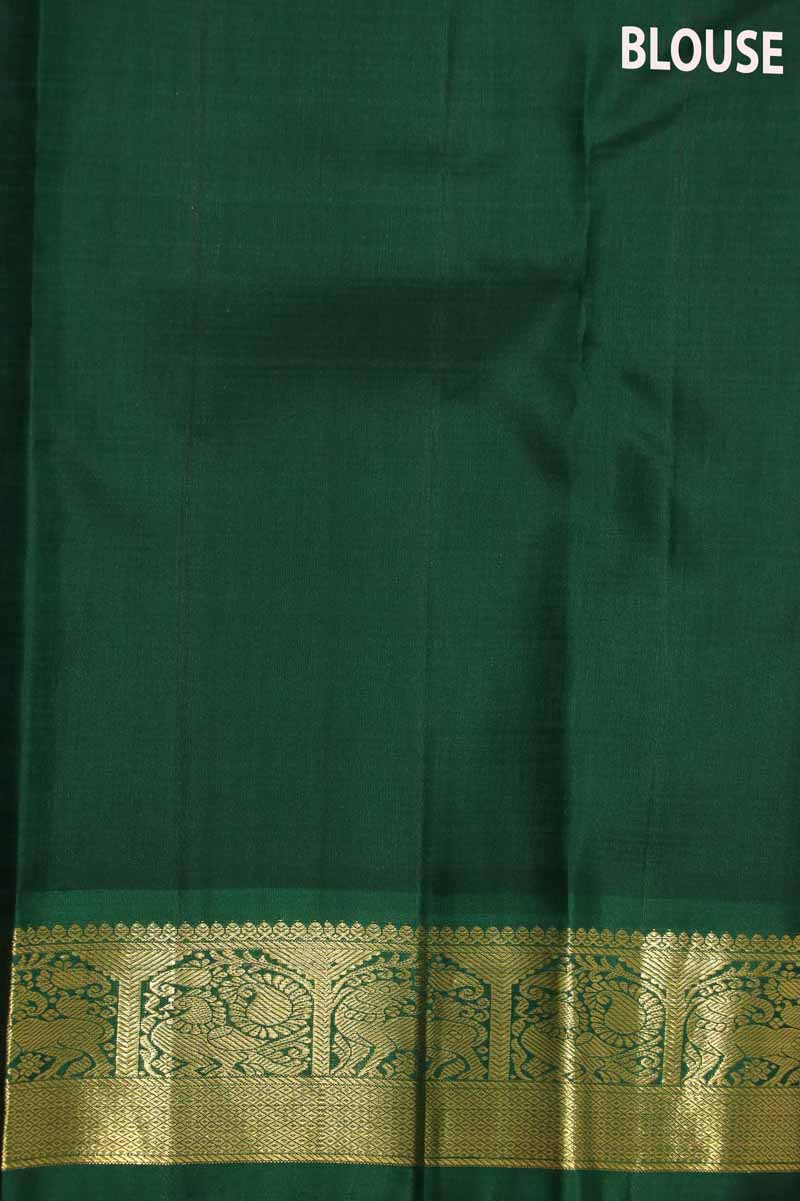 Traditional Contrast Wedding Kanjeevaram Silk Saree AJ200866