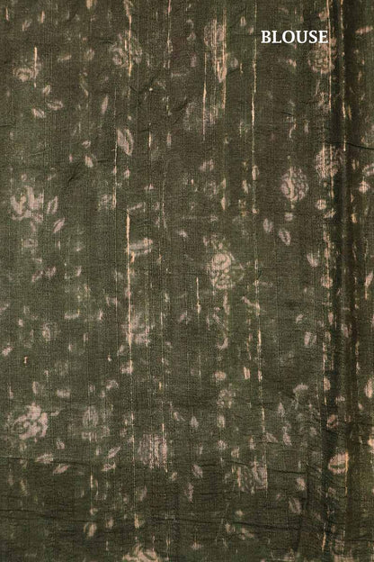 Exclusive Printed Pure Tussar Silk Saree AI207502