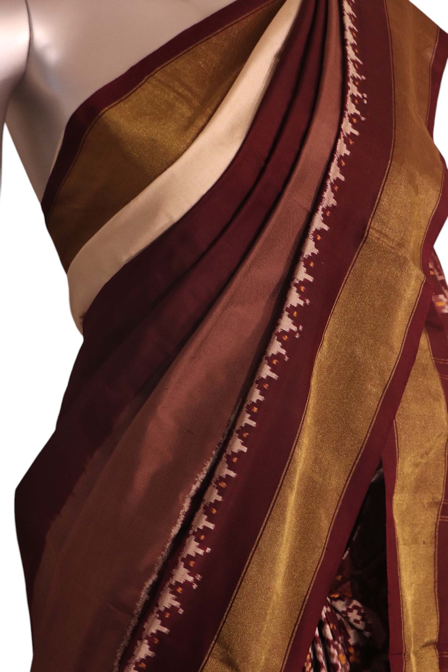pure handloom patola ikat silk saree ak201130